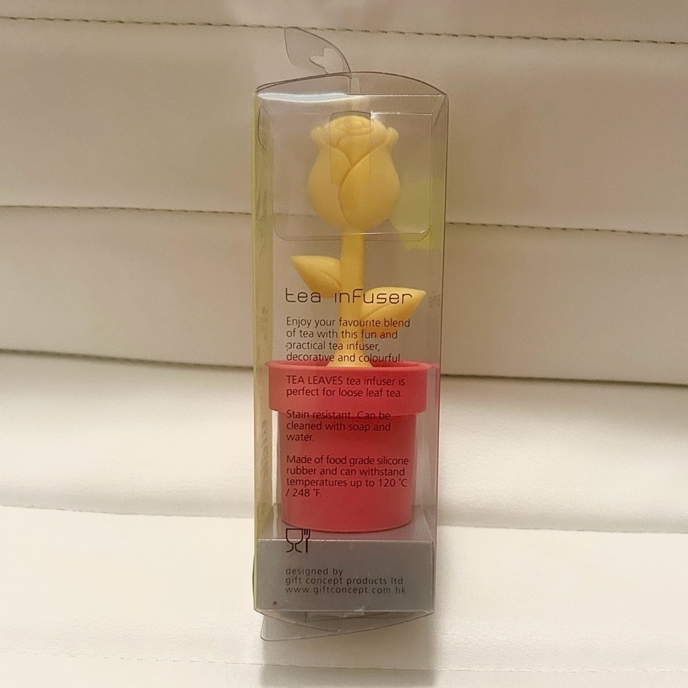 Yellow Flower Rose Tea Infuser
